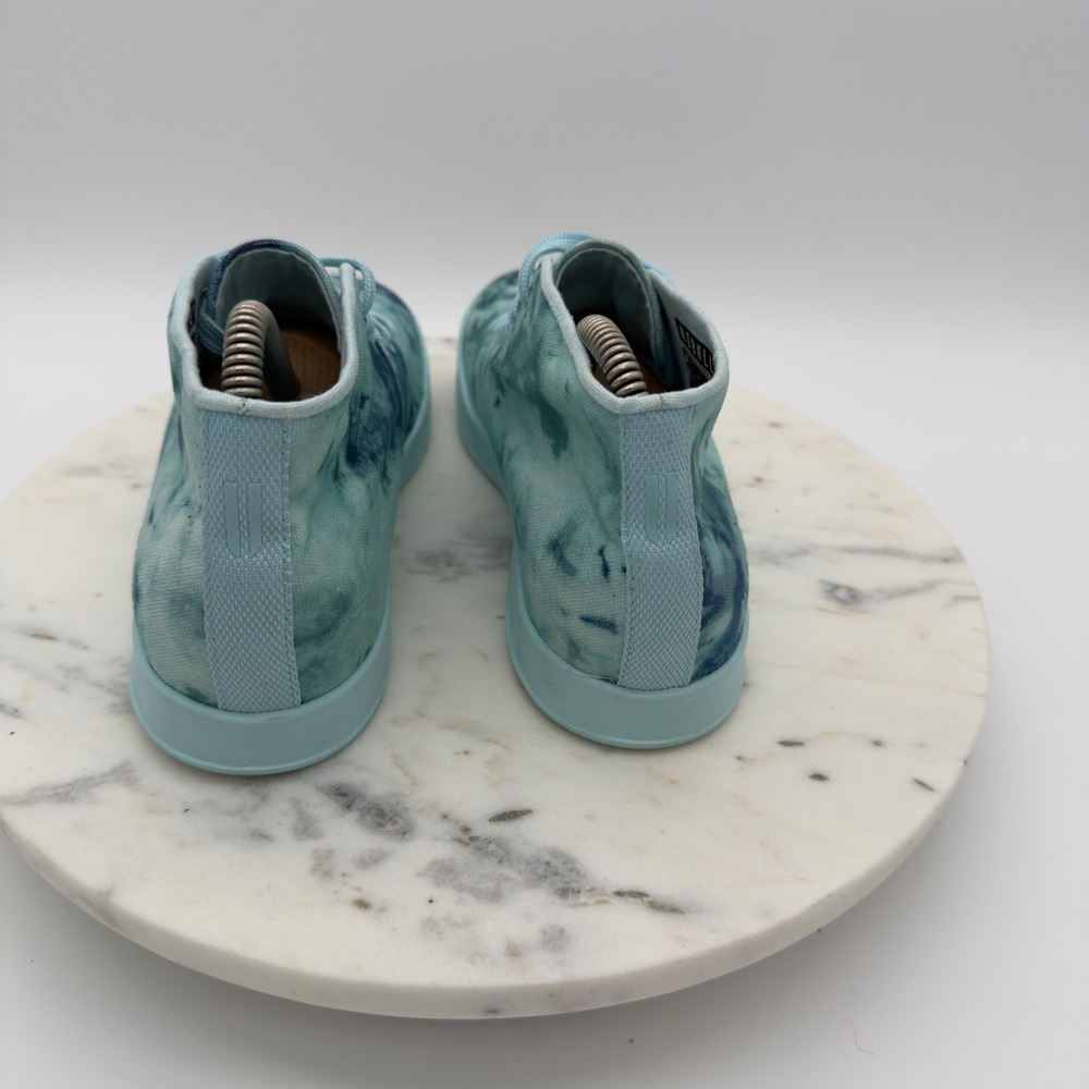 NoBull Canvas Mid Trainers Womens 7 Blue Aqua Tie Dye High Top‎ Training Shoes - Picture 5 of 11